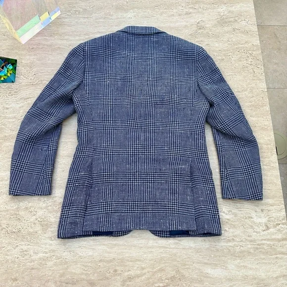 Suitsupply Slim Havana Check Blazer! Sz 36R - Picture 3 of 9